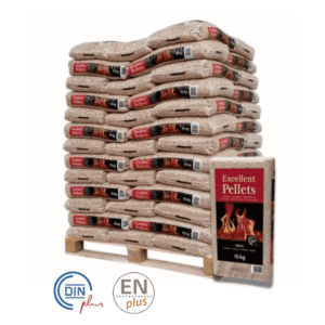 Pellet di legno EXCELLENT PELLETS - Pallet da 70 sacchi da 15 kg con consegna nel Passo di Calais