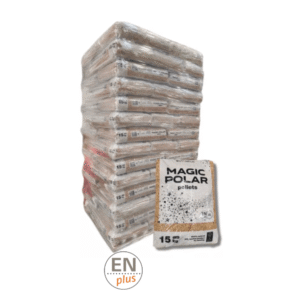 Pellet di legno MAGIC POLAR - Pallet da 70 sacchi da 15 kg con consegna nel Nord