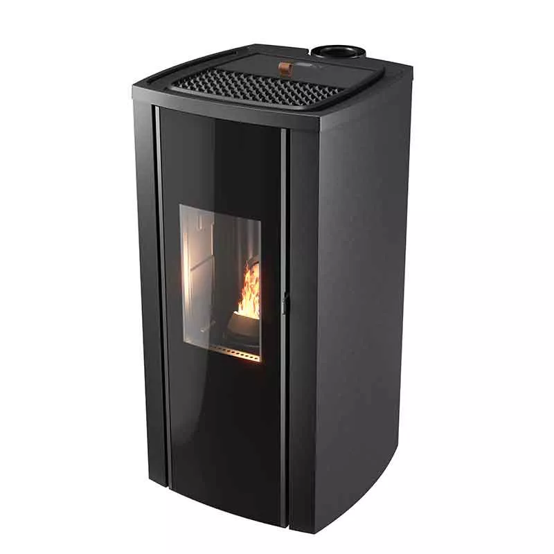 Stufa a pellet ermetica (uscita superiore concentrica) Cristallo Silenzio Up - 9,2 Kw - immagine 4